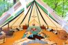 Chalet in Woolton Hill - Moroccan Bell Tent Chalet in Woolton Hill - Moroccan Bell Tent