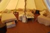 Chalet in Umberleigh - Bell Tent Sandy at Country Ways